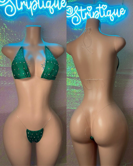 Green Crystal Bikini (S-L)