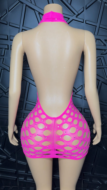 Pink Fetish Dress (XSmall-Medium)