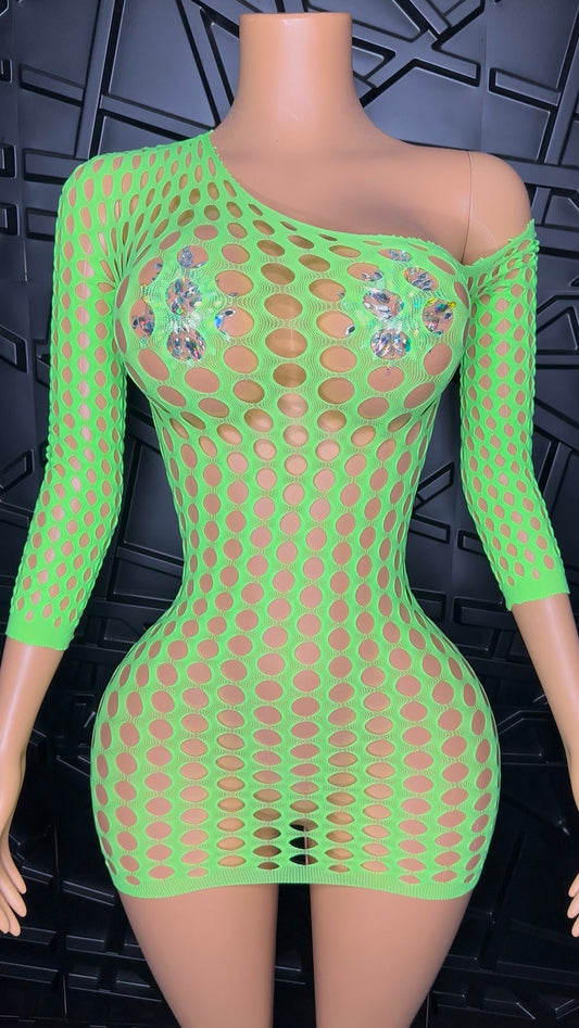 Green Cupid Dress (XSmall-Large)