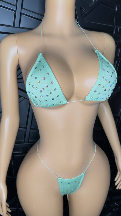 Sea Green Micro-Bikini (XSmall-Large)