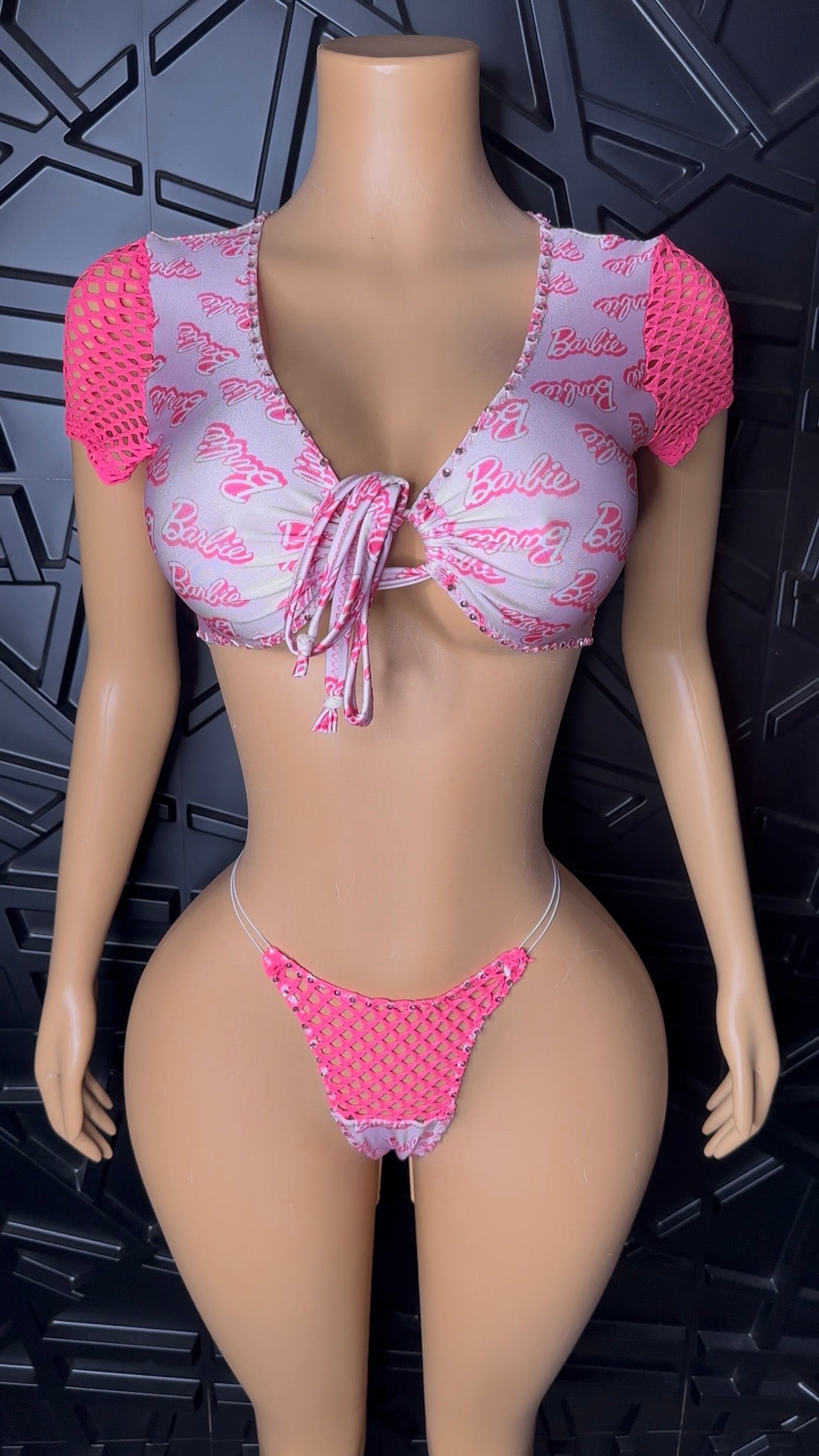 Pink 2pc Set (Small-Medium) STRETCHY