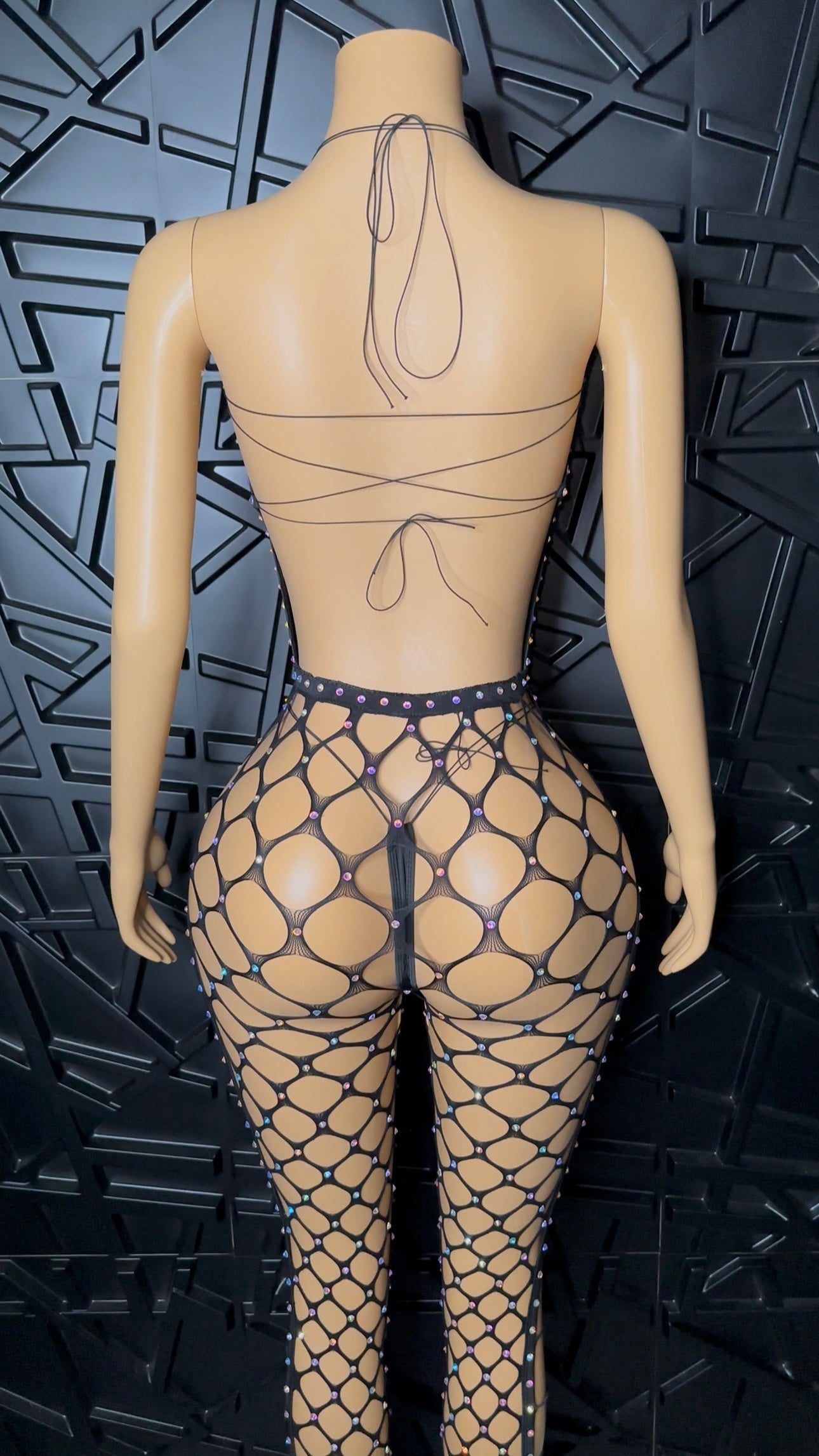 Black Iced Jumpsuit (Medium/Large)