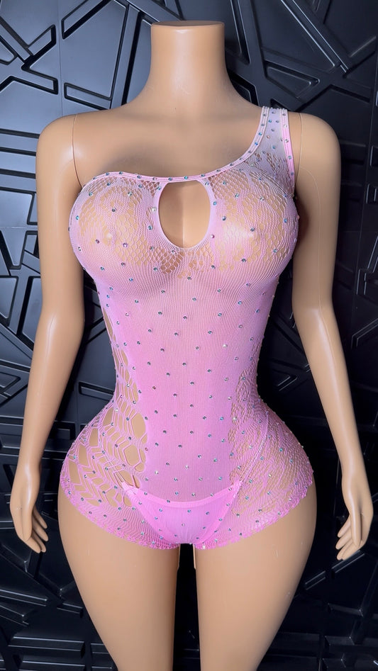 Pink Romper (Small-Medium) STRETCHY
