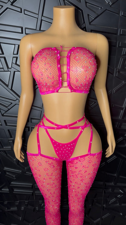 Pink Xotica Set (Small-XLarge)