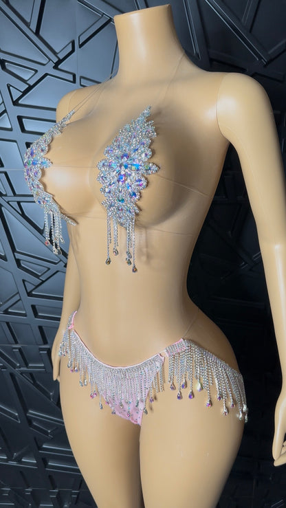 Silver/Pink Vegas Set (Med-Large)