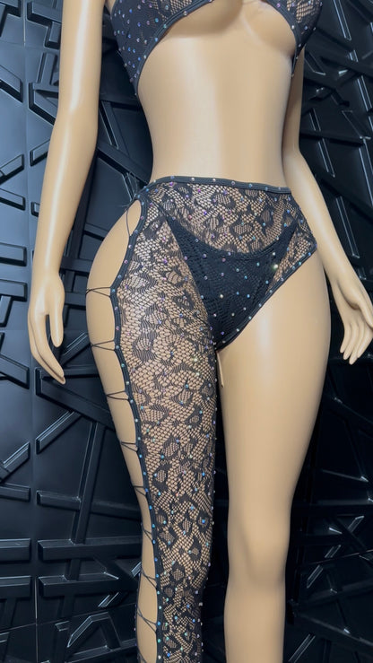 Black Nova Icy Pant Set (S-L)