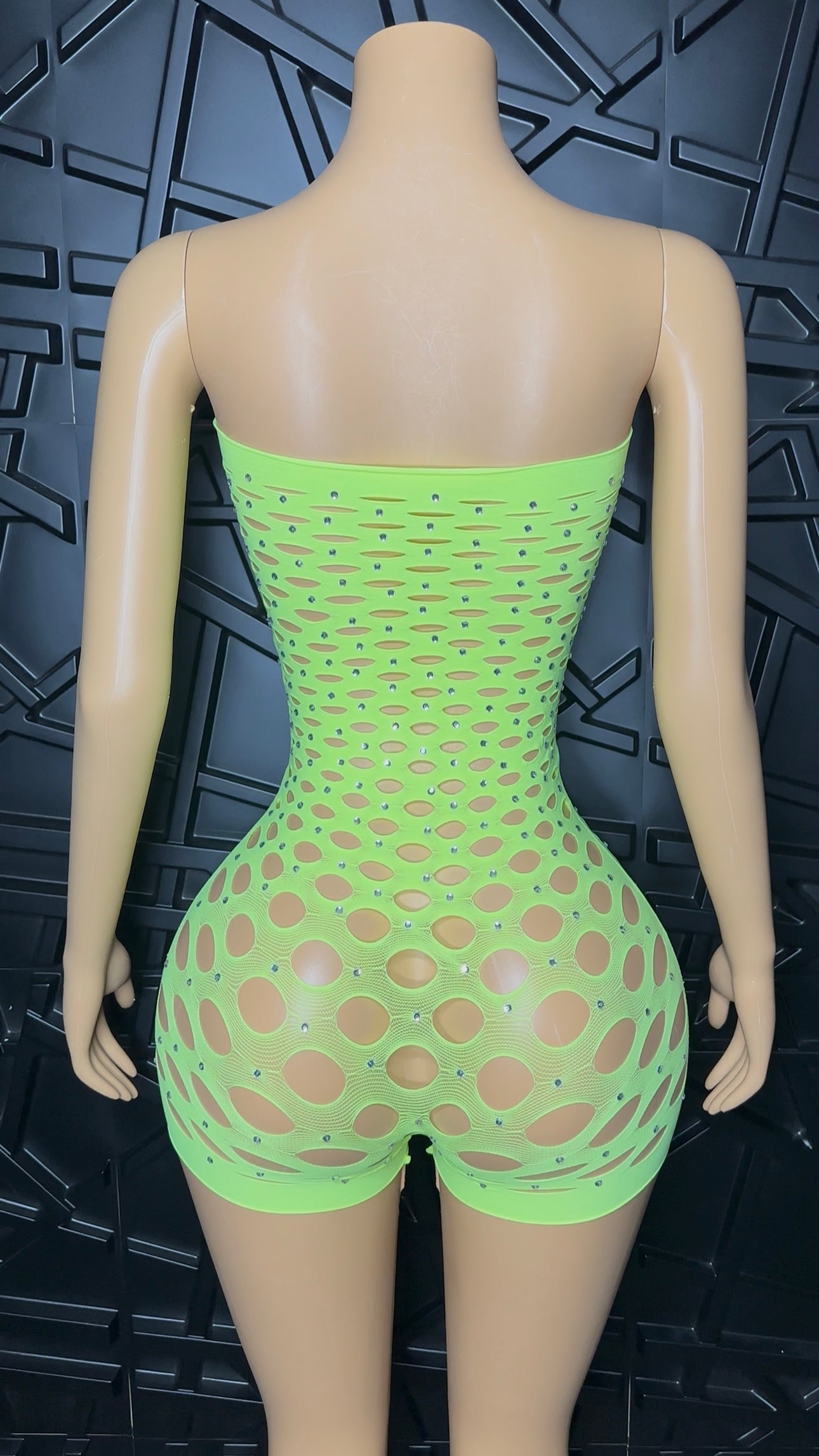 Neon Rich Girl Romper (XSmall-Large)
