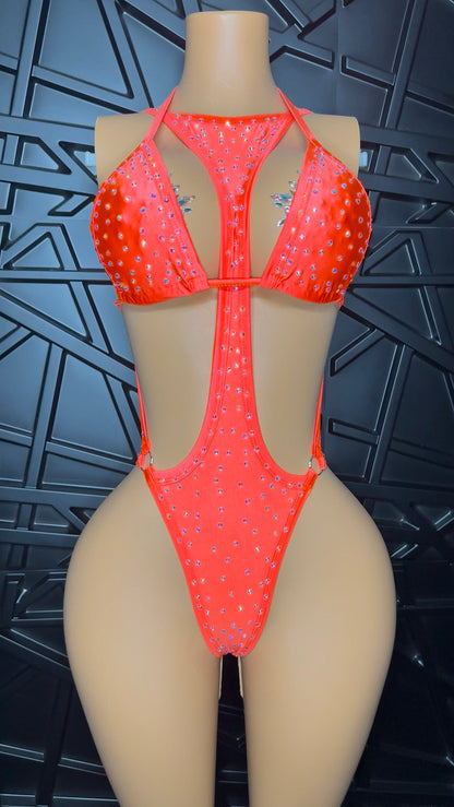 Orange Icy 2pc Set (Small-Medium)