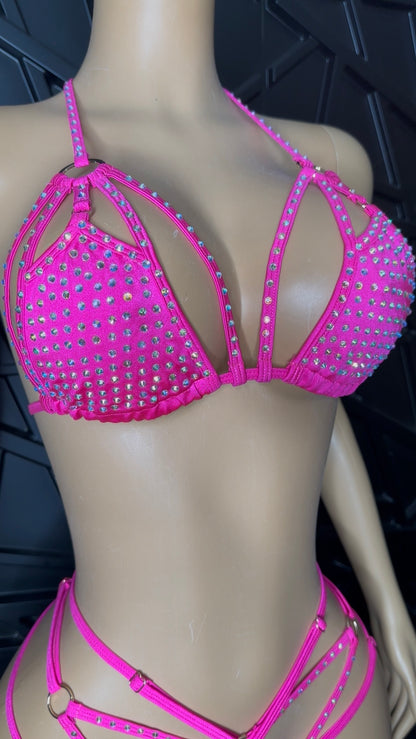 Fuchsia Diamanté Set (Medium)