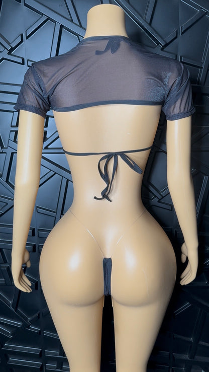 Black MICRO Fringe Set (Small-Med)