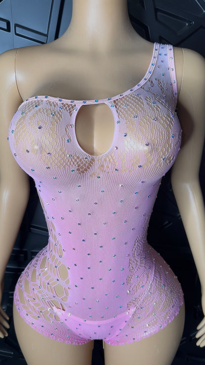 Pink Romper (Small-Medium) STRETCHY