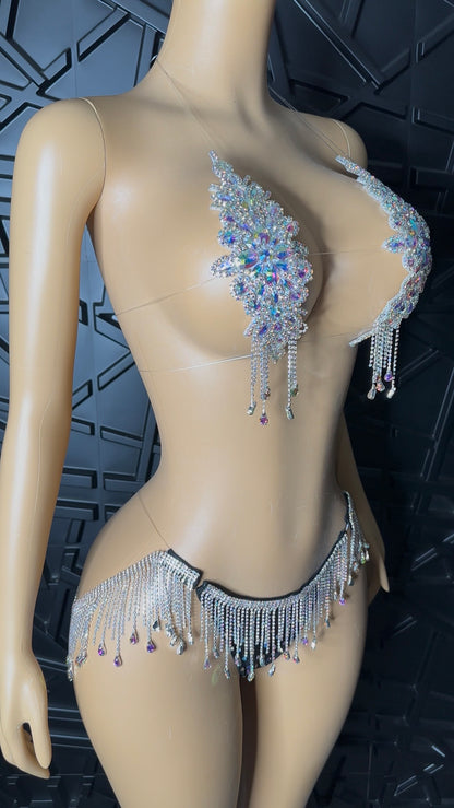 Silver/Black Vegas Set (Med-Large)