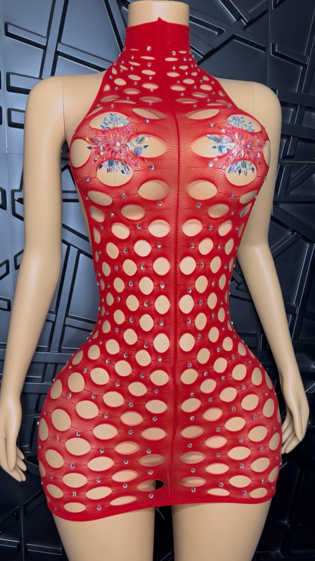 Red Fetish Dress (XSmall-Medium)