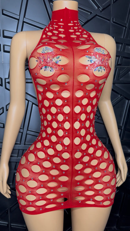Red Fetish Dress (XSmall-Medium)