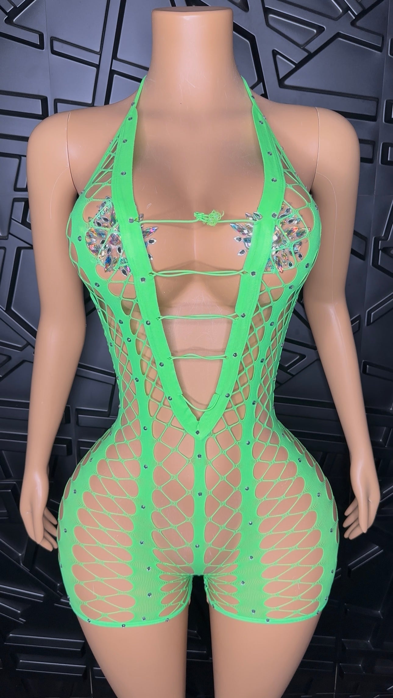 Green Lush Romper (Small-XLarge)