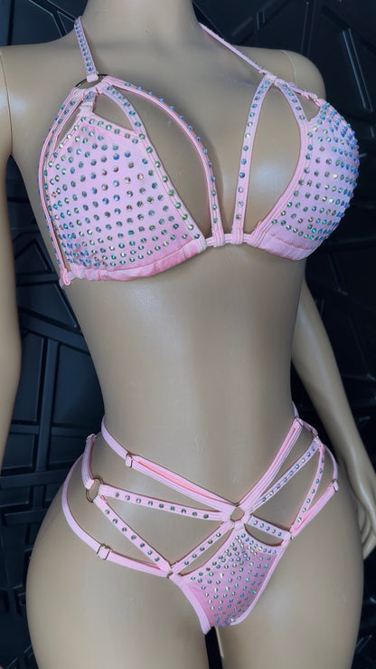 Pink Diamanté Set (Medium)