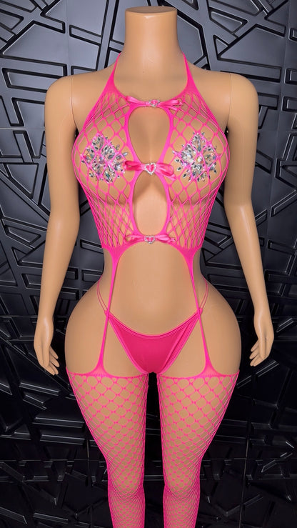 Pink Persia Jumpsuit (XSmall-Large)