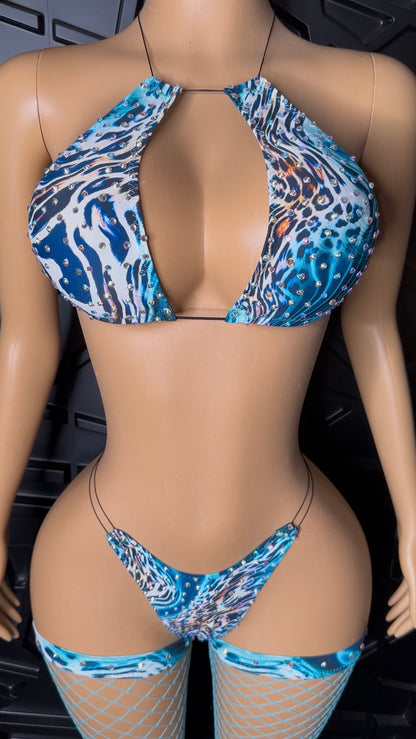 Blue Pant Set (Small-Large) STRETCHY