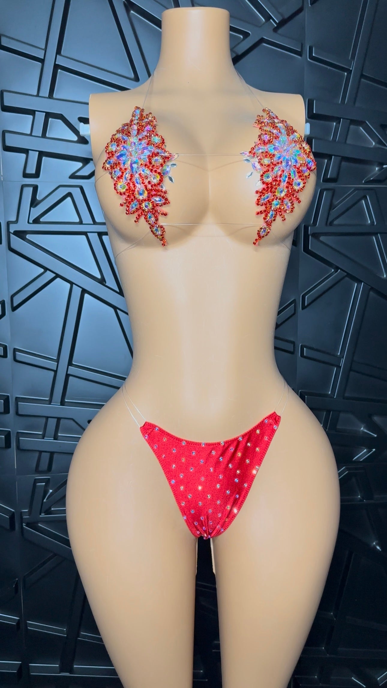 Red Vegas Bikini Set (Small-Large)