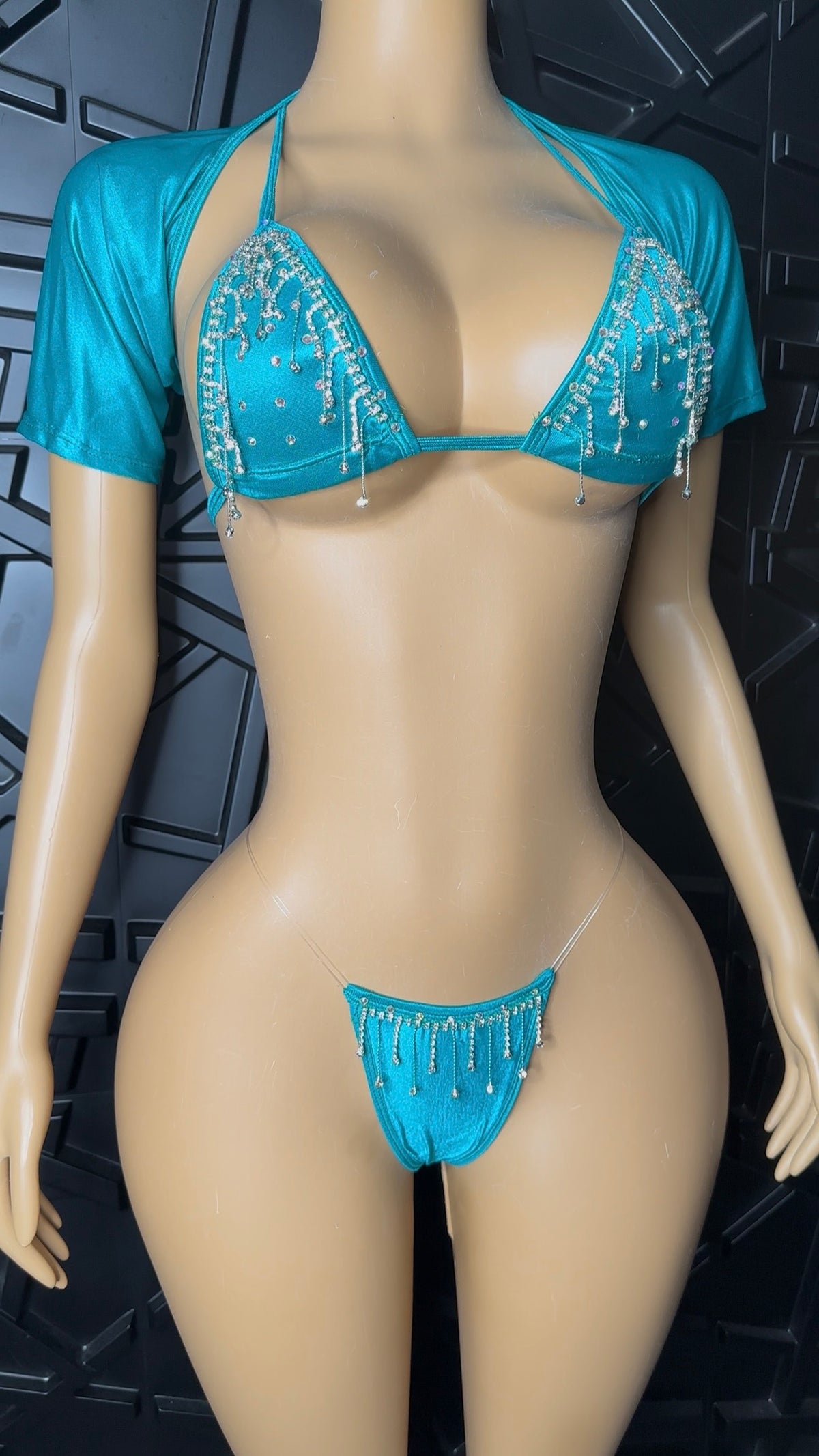 Blue MICRO Fringe Set (Small-Med)