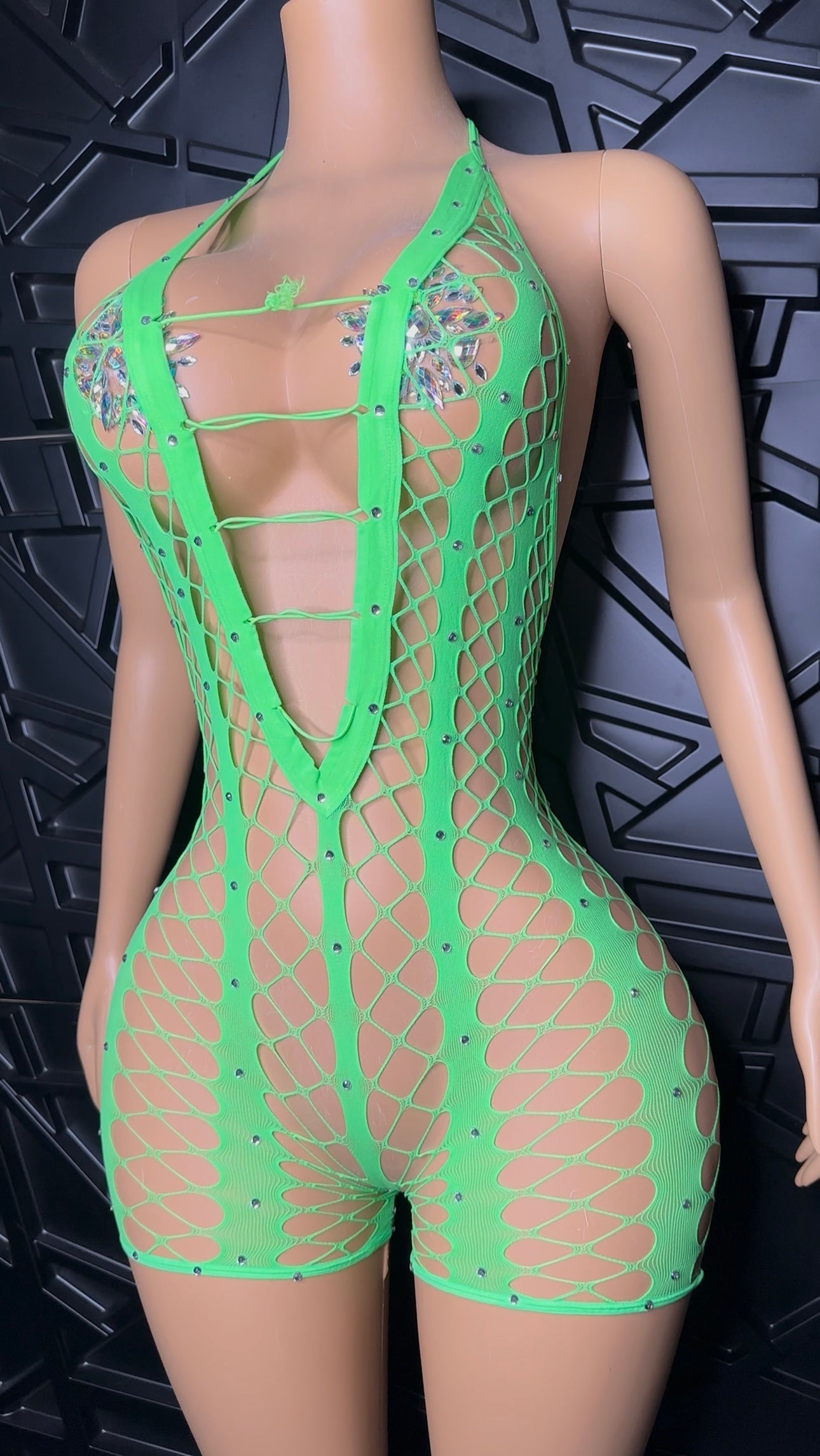 Green Lush Romper (Small-XLarge)