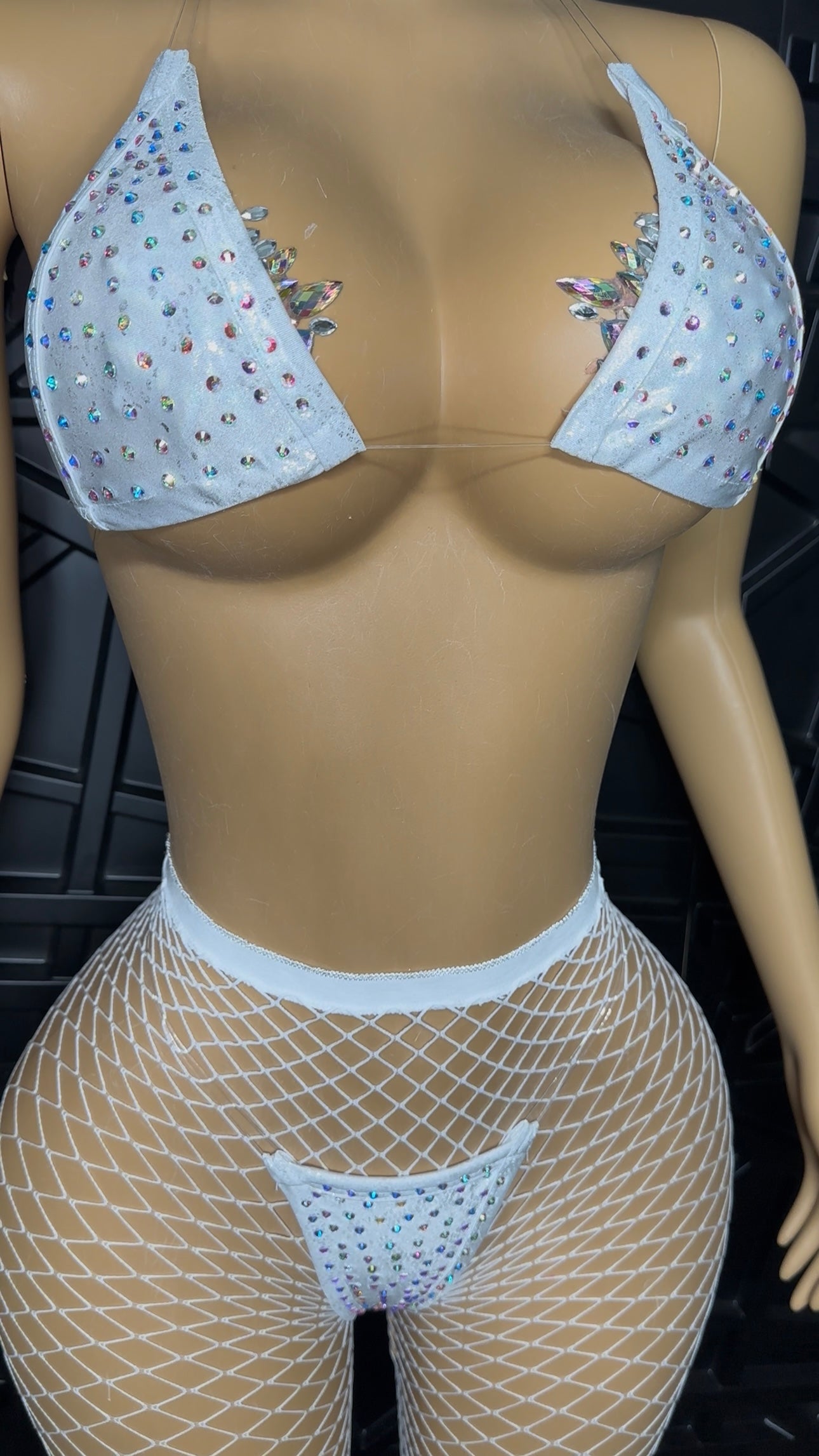 White Icy Bikini + Pant Set (Small-Large)