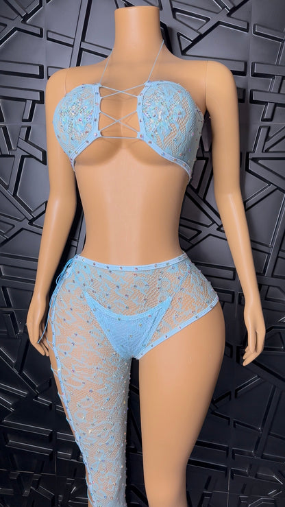 Blue Nova Icy Pant Set (S-L)