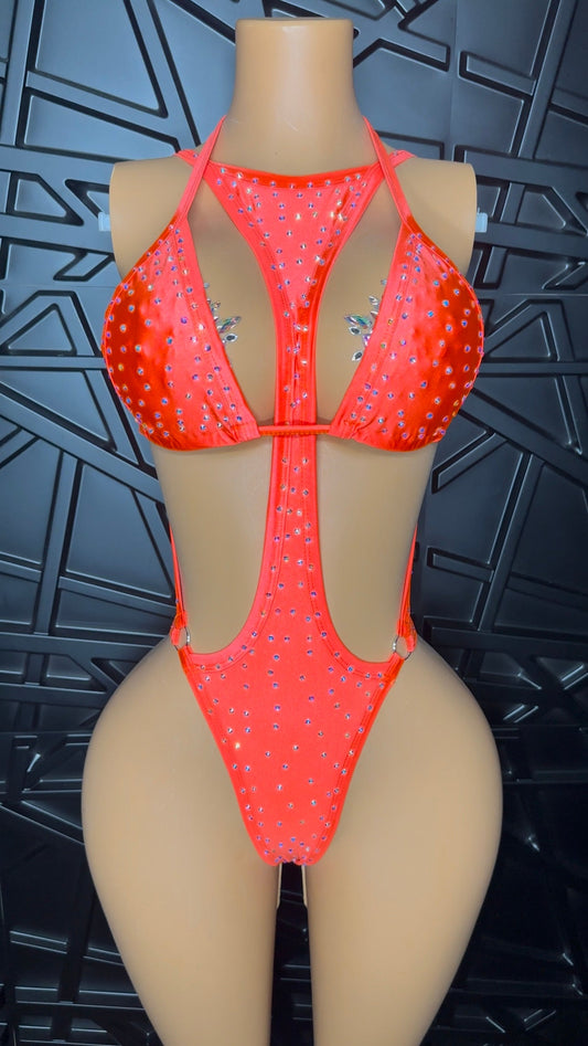 Orange Icy 2pc Set (Small-Medium)