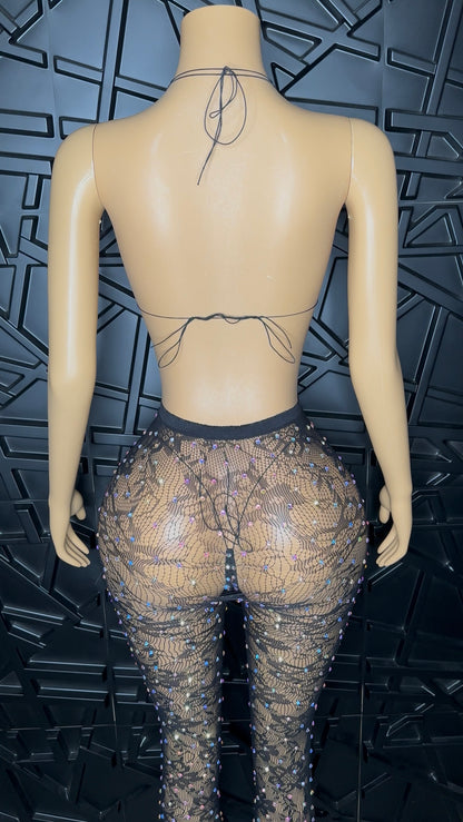 Black 3pc Pant Set (Small)