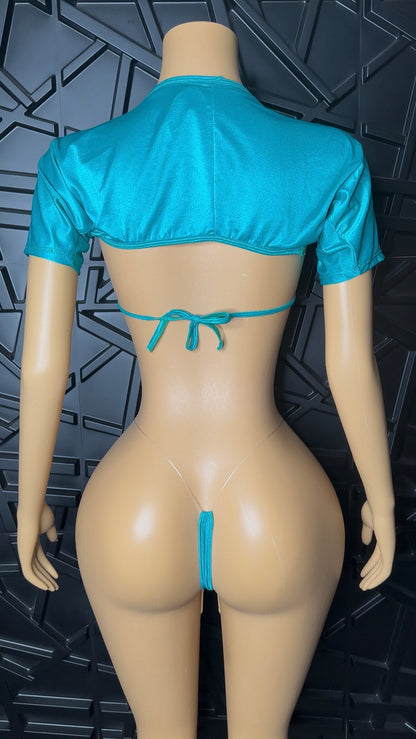 Blue MICRO Fringe Set (Small-Med)