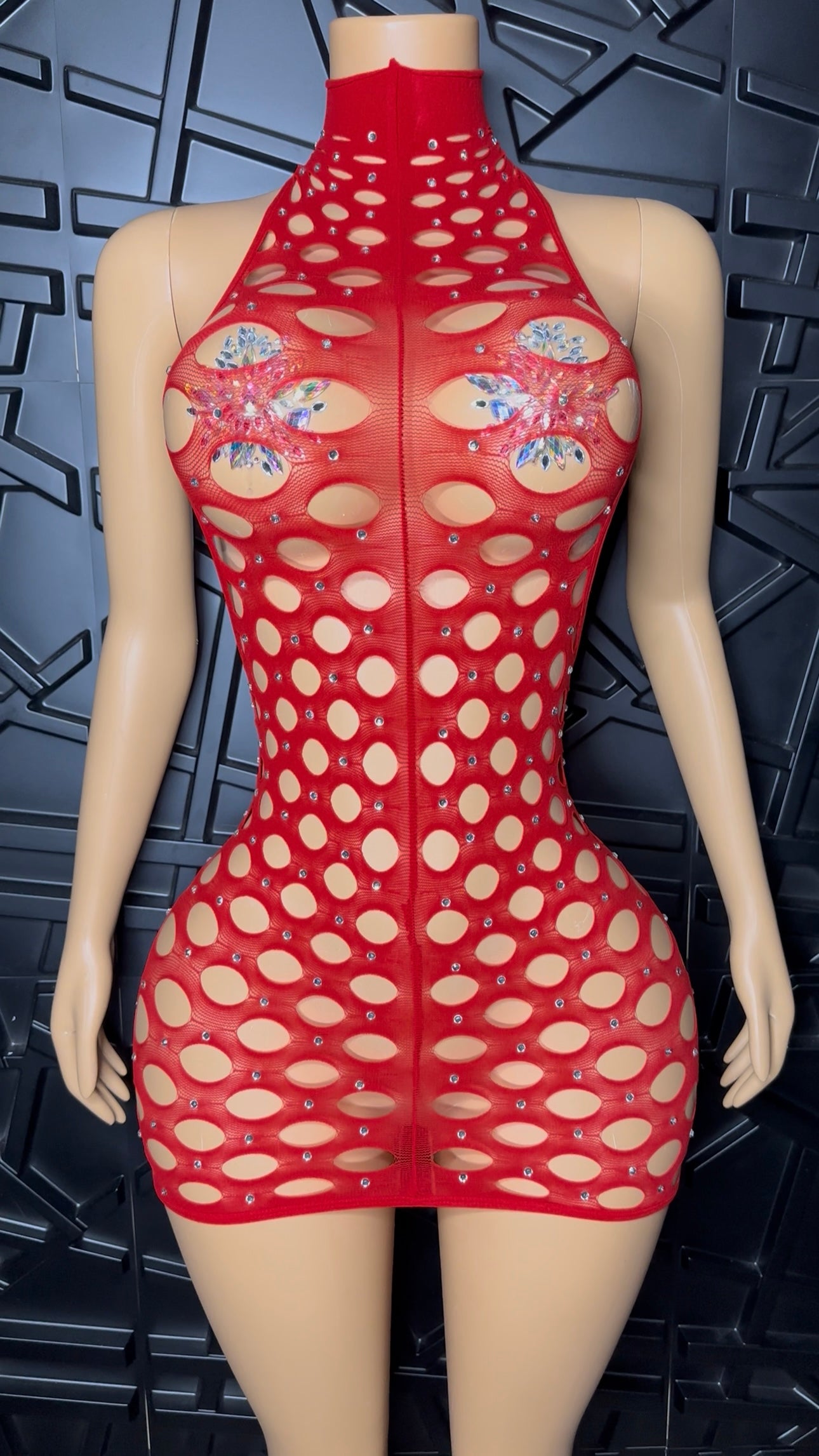 Red Fetish Dress (XSmall-Medium)