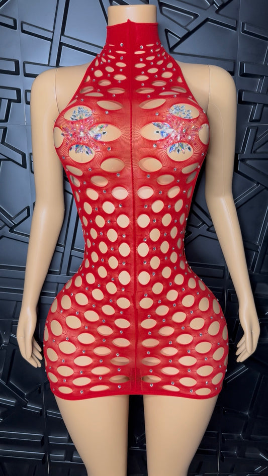 Red Fetish Dress (XSmall-Medium)
