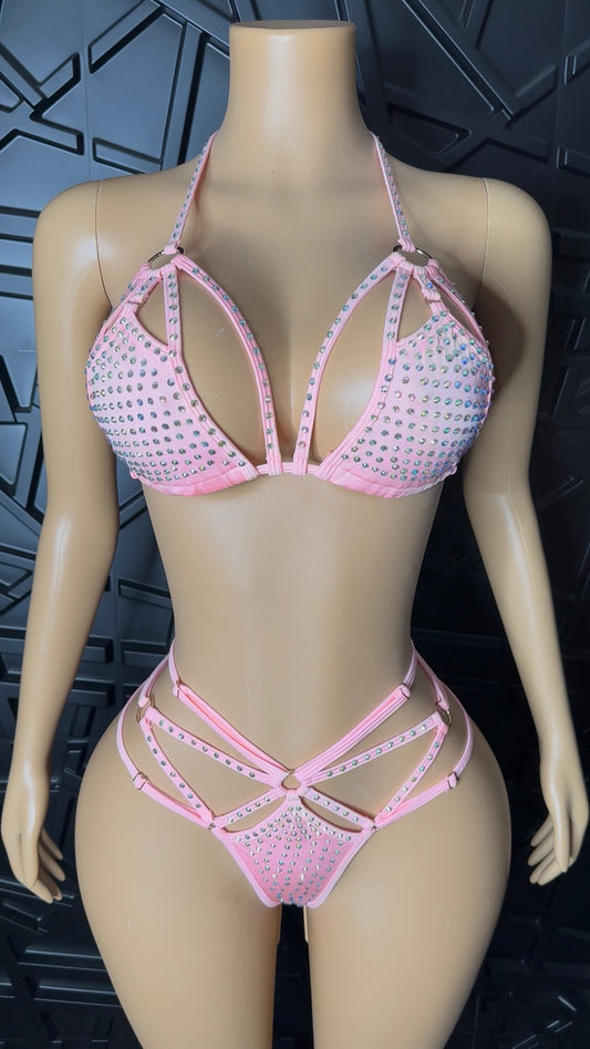 Pink Diamanté Set (Medium)
