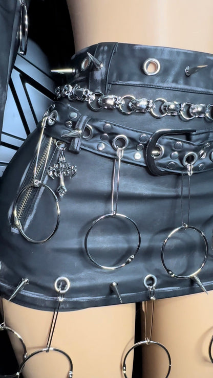 Black Skirt & Jacket Set