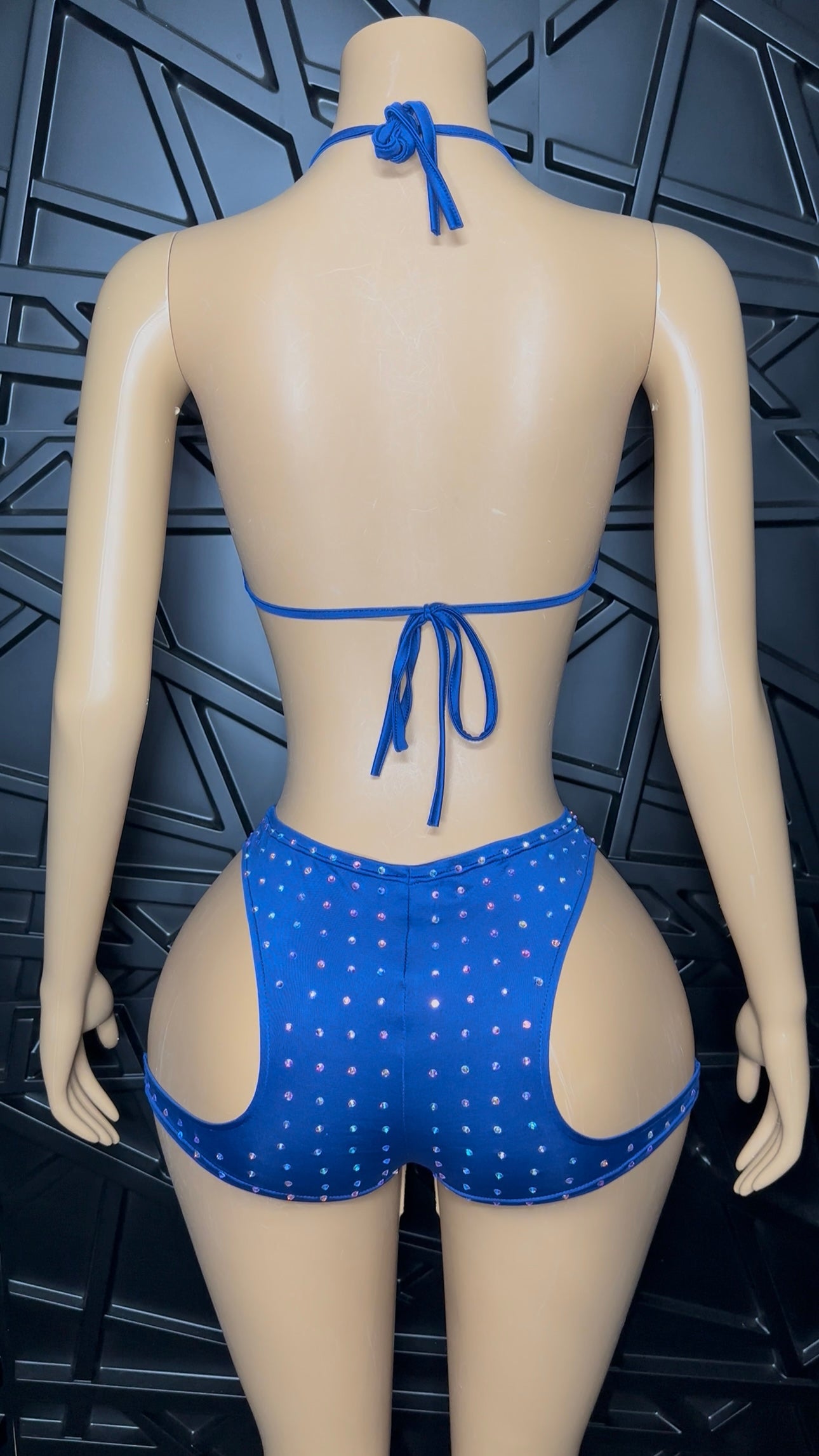 Blue Icy Short Set (Medium-Large)