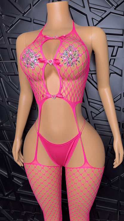 Pink Persia Jumpsuit (XSmall-Large)