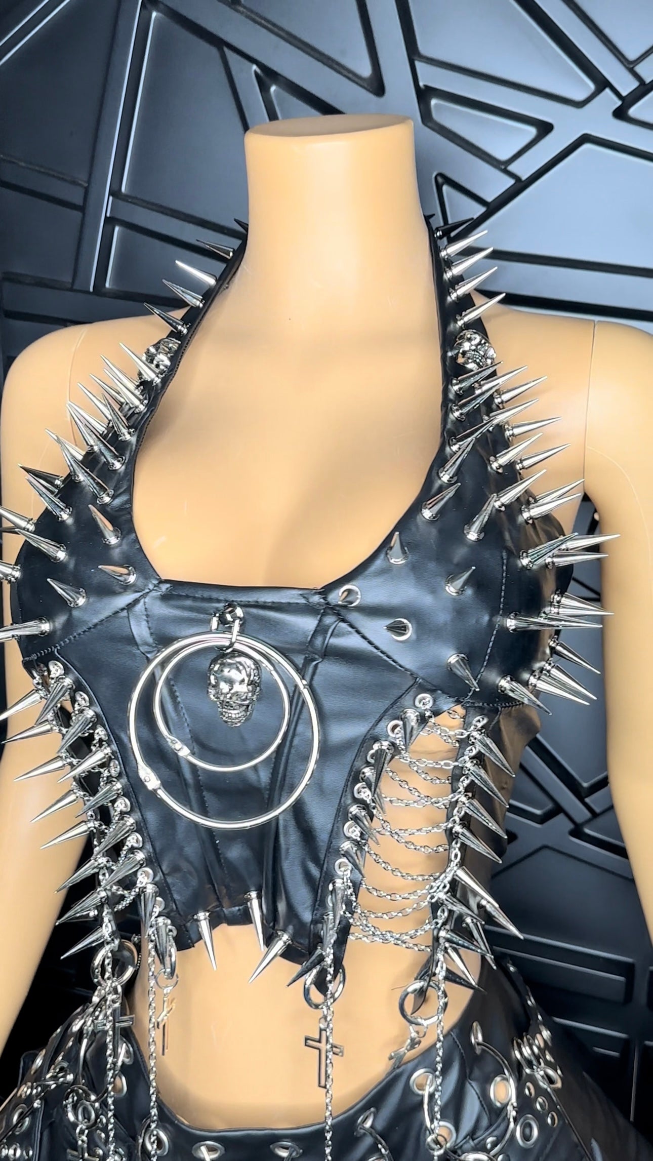 Black Mini Skirt & Top Set