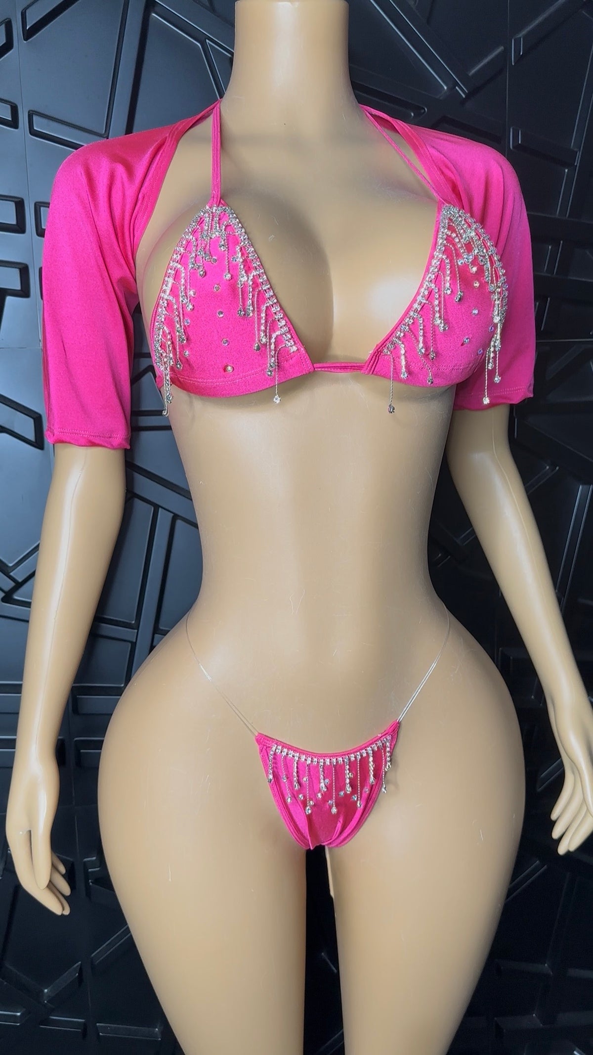 Pink MICRO Fringe Set (Small-Med)