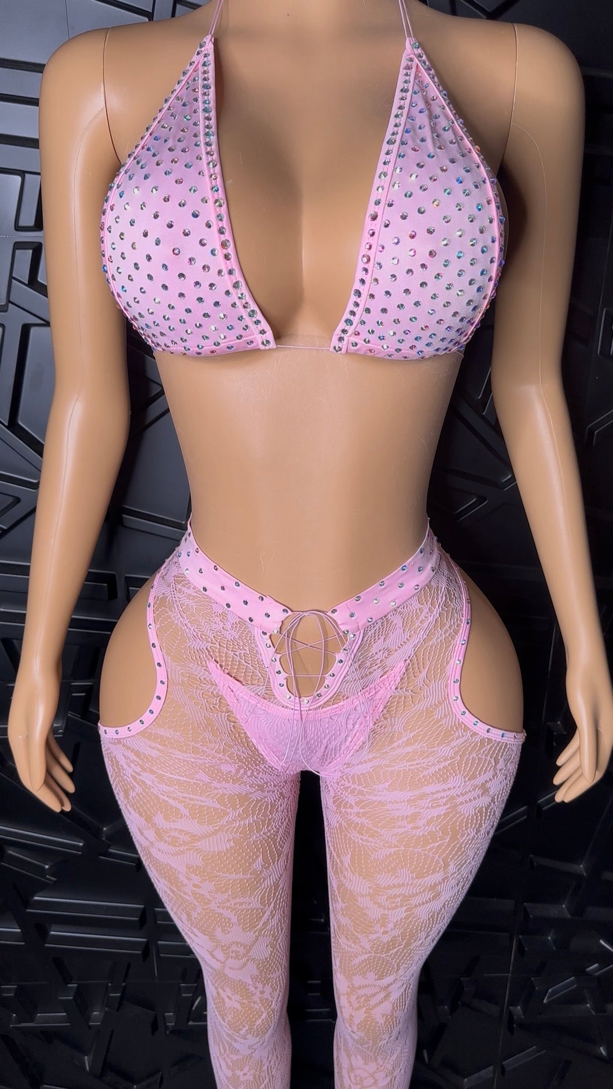 Pink Pant Set (Medium-Large) STRETCHY