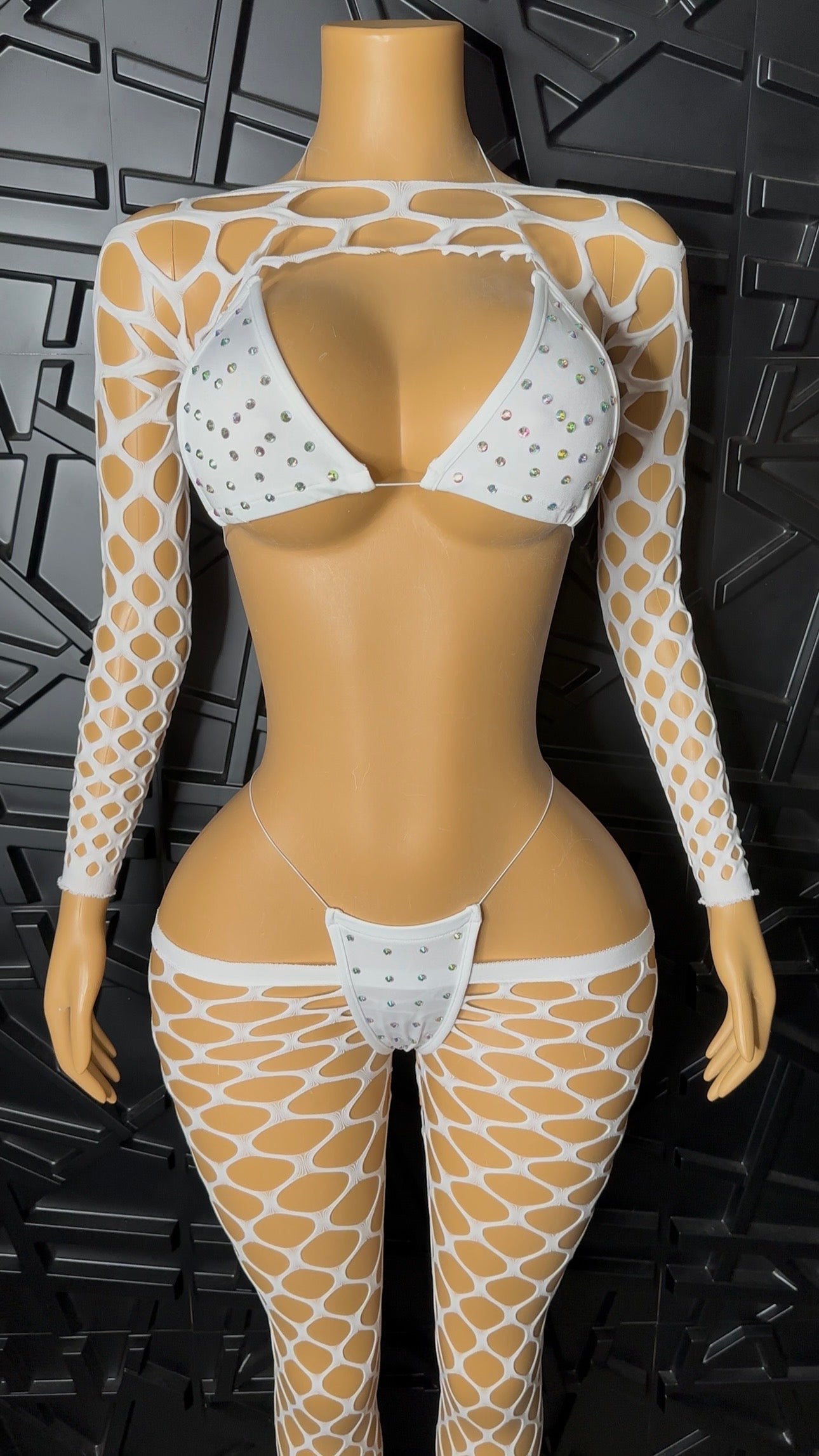 White Seduction Set (XSmall-Large)