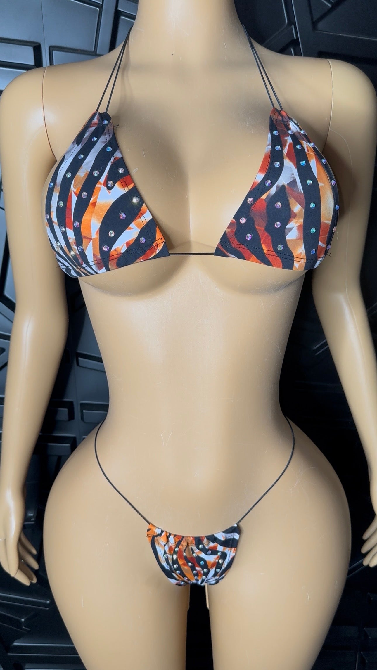 Orange Micro Bikini (XS-Medium)