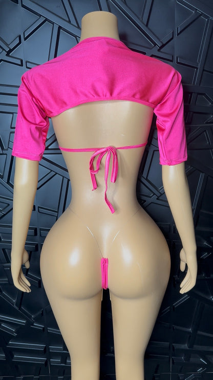 Pink MICRO Fringe Set (Small-Med)