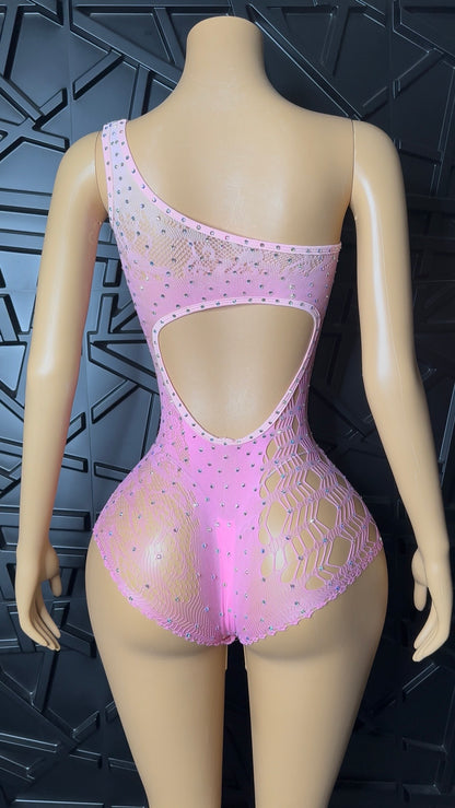 Pink Romper (Small-Medium) STRETCHY