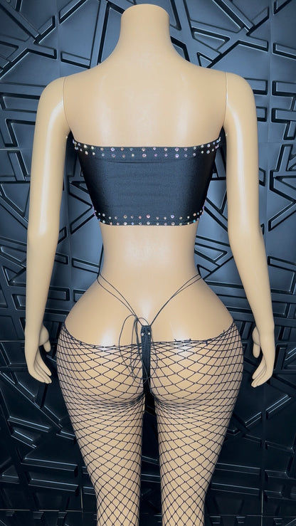 Black 3PC Set (Medium) STRETCHY