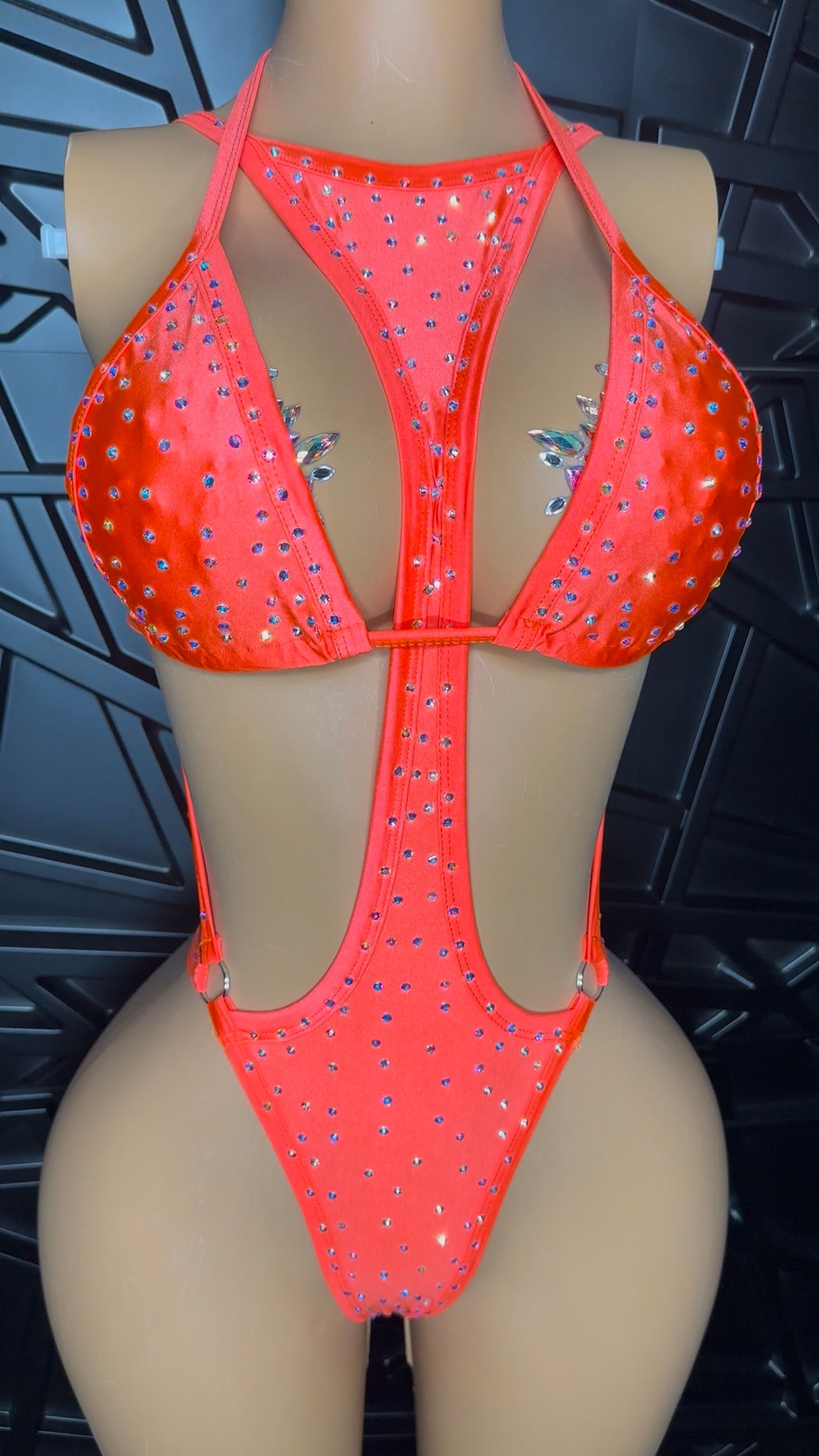 Orange Icy 2pc Set (Small-Medium)