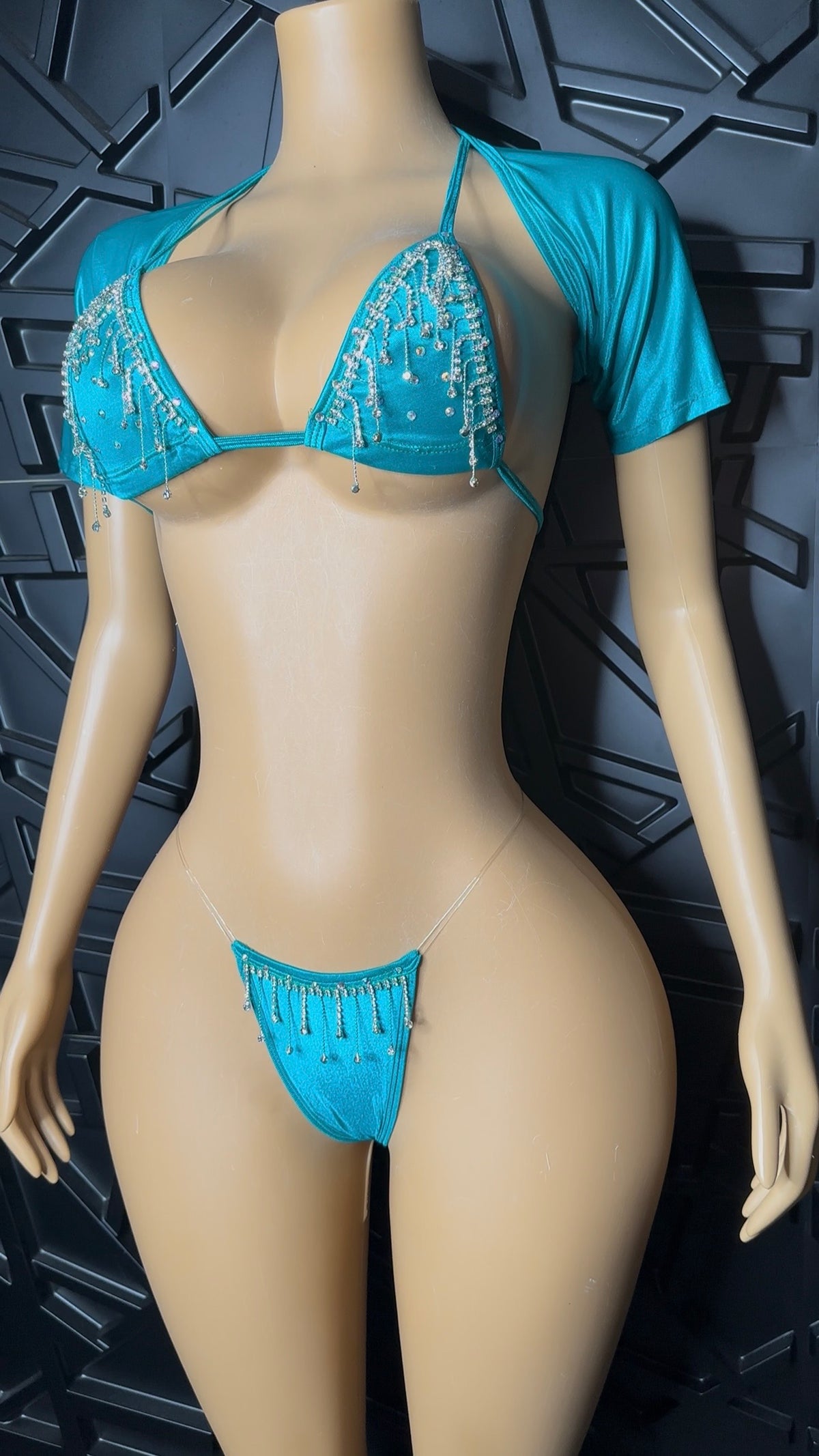 Blue MICRO Fringe Set (Small-Med)