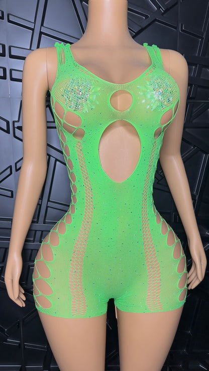Green Karma Romper (Small-XLarge)