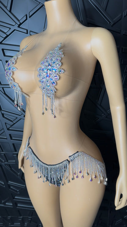 Silver/Black Vegas Set (Med-Large)