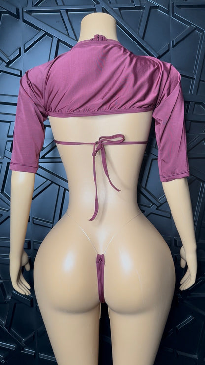 Wine Glam Set (Small-Medium) Stretchy