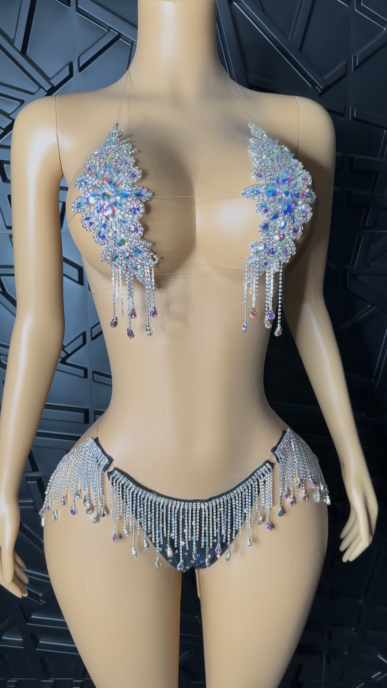 Silver/Black Vegas Set (Med-Large)